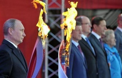 Hành trình rước đuốc Olympic quanh thành phố Sochi